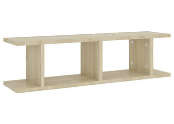 Półki ścienne 2 szt. dąb sonoma 75x18x20 cm WM-807190