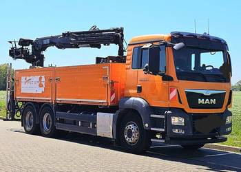 Man TGS 6X2 SKRZYNIA z tylmym dzwigiem do palet