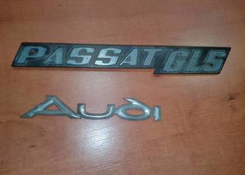 Emblemat Passat GLS,oraz Audi lata 70-siate