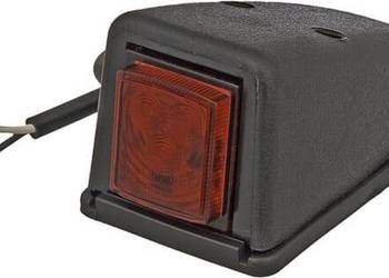 Lampa obrysowa LED, narożna, 0.5/1W kwadratowa, 12/24V czerwona 3 LED Kram…