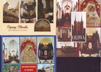 Kart. Pocztowe  Oliwa  - widoki  **   4 szt Kart. Pocztowe  Oliwa  - widoki  **   4 szt