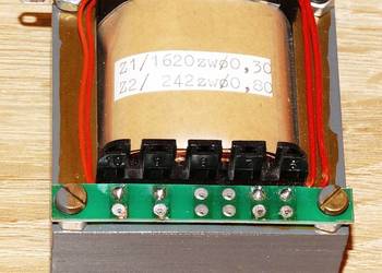 Transformator sieciowy U1: 230 V; U2: 30 V / 1.5 A; 45 VA 50 Hz, retro PRL