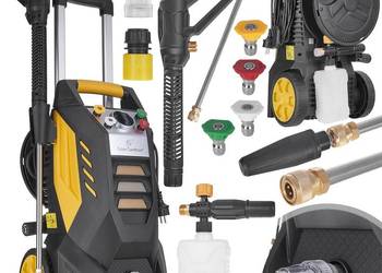 Myjka ciśnieniowa z dodatkowym wyposażeniem JG 130/195 BAR 2500W