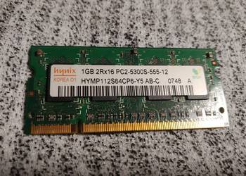 Pamięć do laptopa Hynix DDR2 1 GB 2Rx16PC2