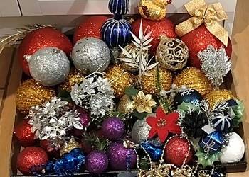 duży zestaw ozdoby choinkowe