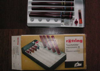 Rapidograf ROTRING kpl.0.25,035,05,07x2 5 szt