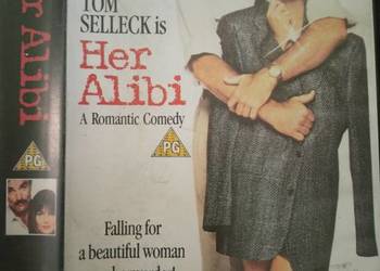 Kaseta VHS "Jej alibi" (tytuł oryginalny "Her Alibi").