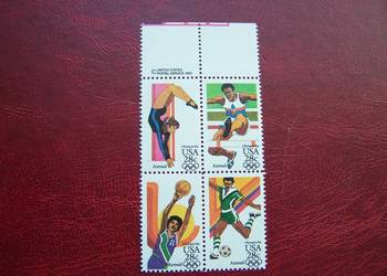 USA 1983 MNH Mi. 1636/39 Sport Olimpiada Los Angeles 84