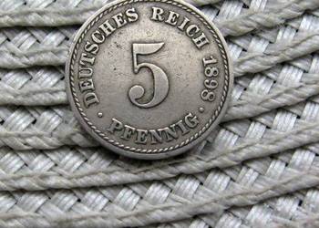 Niemcy 5 Fenigów 1898r - A
