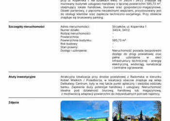 Nieruchomość położona jest w miejscowości Strzałków, gmina Radomsko, przy …