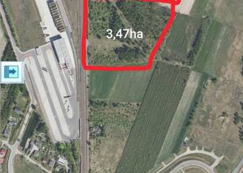 DZIAŁKA INWEST 3,47 HA –MAGAZYNY (3P) – Przy porcie multimodalnym– S8