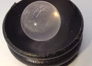 12mm mini kula sfera naturalny Kwarc różowy a#128 kolekcjonerski
