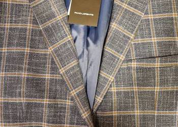 Męska MARYNARKA Pako Lorente Rozmiar 60 krata nowa z metką