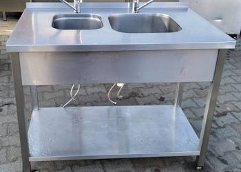 Zlew gastronomiczny ze stali nierdzewnej 115x70x85