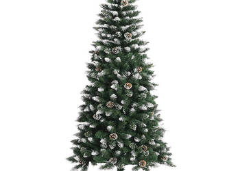 Sztuczna choinka ze stojakiem zielona 120 cm PVC WM-345173
