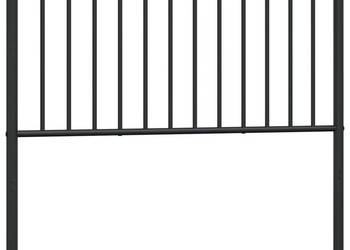 Metalowe wezgłowie czarne 100 cm WM-350893