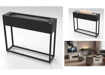 Stelaż biokominek pod palnik wkład palenisko biopaliwo bioetanol