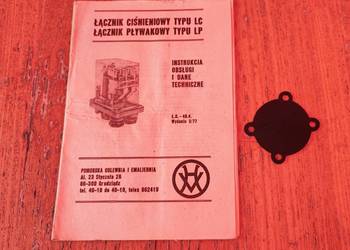 Łącznik ciśnieniowy LC LP instrukcja membrana
