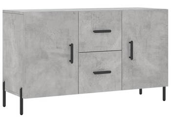 Komoda szarość betonu 100x36x60 cm materiał drewnopochodny WM-828184