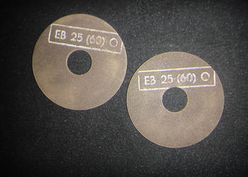 Tarczka do cięcia EB 25 (60) O - ø75/ø20/2,1