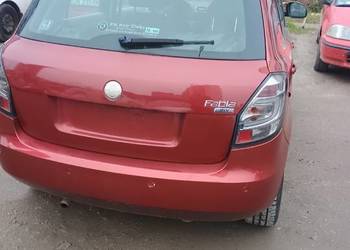 Tylne lampy Skoda Fabia 2 białe tuning optyczny