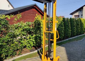 Wózek widłowy paletowy masztowy reczny paleciak sztaplarka 2,5m 1000kg