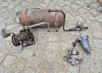 Pneumatyka C-330 Ursus, zbiornik, zawór, regulator, kompresor