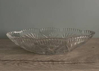 Półmisek  kryształ  z lat PRL-u