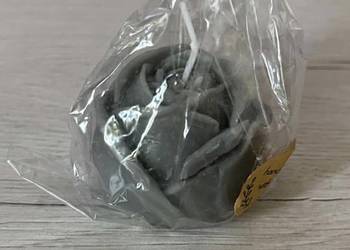 Świeca róża szara Handmade – prezent