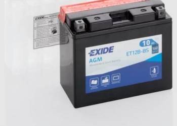 Akumulator motocyklowy EXIDE ET12B-BS YT12B-BS 12V 10Ah 160A