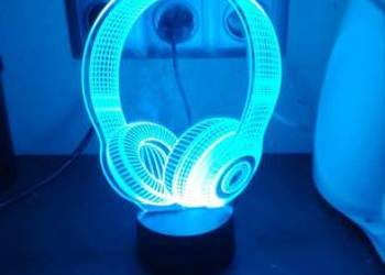 Lampka nocna led 3d 7 kolorów