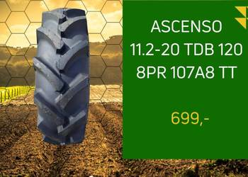 NOWA OPONA ASCENSO 11.2-20 TDB 120 8PR 107A8 TT nowe opony