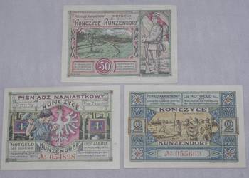 Notgeldy Kończyce 1923r