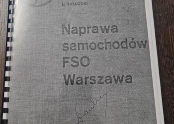 Instrukcja obsługi FSO Warszawa 203 203P Naprawa samochodów Czajkowski
