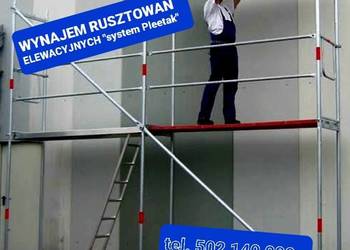 Rusztowanie Elewacyjne Plettac,  WYNAJEM,  20 zł. Wielkopolska ,