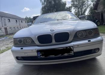 Zderzak przedni BMW E39 titansilber polift PDC Spryskiwacze