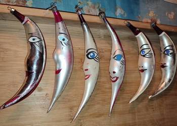 PRL - ozdoby, b ombki na choinkę 38 sztuk