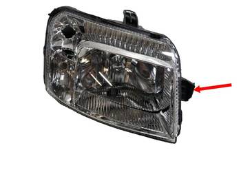 FIAT PANDA 09.2003-12.2012 Reflektor lampa przód przedni prawy