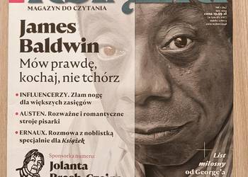 Książki. Magazyn do czytania nr. 1 (64) luty 2024 James Baldwin