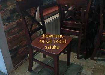 Krzesła drewniane
