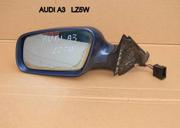 LUSTERKO ZEWNĘTRZNE ELEKTRYCZNE LEWE AUDI A3 RSO328395 LZ5W 5-PIN