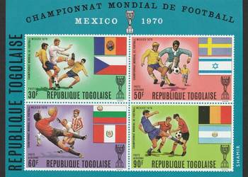 TOGO - MŚ MEKSYK 1970 - CZYSTE **