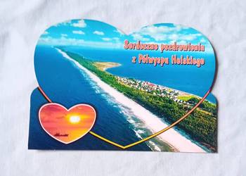 Pocztówka: Serdeczne pozdrowienia z Półwysku Helskiego. 2002 r. Pocztówka: Serdeczne pozdrowienia z Półwysku Helskiego. 2002 r.