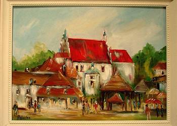 Kazimierz Dolny pejzaż obraz olejny 30-40cm dostępny
