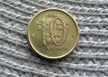 Szwecja 10 Koron 1991r