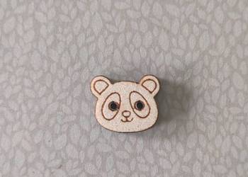 5x guzik drewno grawer 2cm hand made guz2