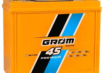Akumulator 45Ah 390A Grom Racing Japan P+ Akumulator 45Ah 390A Grom Racing Japan P+