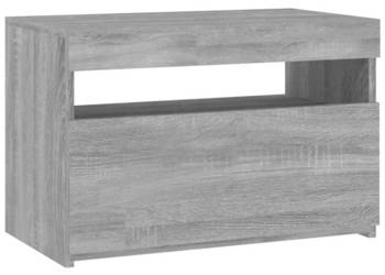 Szafka pod TV z oświetleniem LED szary dąb sonoma 60x35x40 cm WM-815680