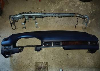 Kompletny kokpit Audi A6 C5 1998r wszystkie elementy. Kolor niebieski