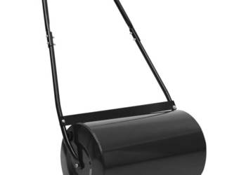 vidaXL Walec do trawnika, czarny, 63 cm, 50 L(SKU:147845)